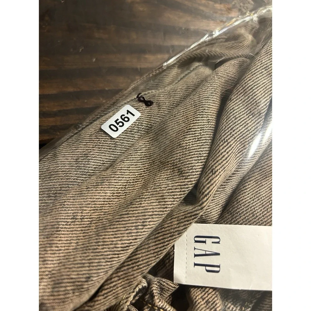 NWT Womens GAP Horseshoe Barrel Leg High Rise Baggy Denim Jeans 38x27 18R - Picture 10 of 10